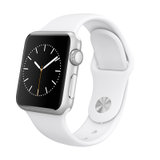 Apple Watch Sport Series 1智能手表(银色铝表壳+白色运动表带 38mm)