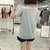 葩葩乐奇2017棉质T恤夏季新品字母短袖女上衣潮rihan7009(浅灰色 L)第3张高清大图