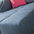 客厅现代简约布艺沙发可拆洗大小户型转角客厅多人沙发组合家具(按图青色 单位+双位+贵妃位3.45米)第4张高清大图