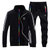 Adidas阿迪达斯三叶草运动服套装男士秋季新款休闲服外套长裤(黑色 L)第5张高清大图