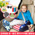 荷兰Mama&amp;Bebe 汽车儿童安全座椅*垫 宝宝安全坐垫3-12岁 ISOFIX接口(红色 小闪电)第2张高清大图