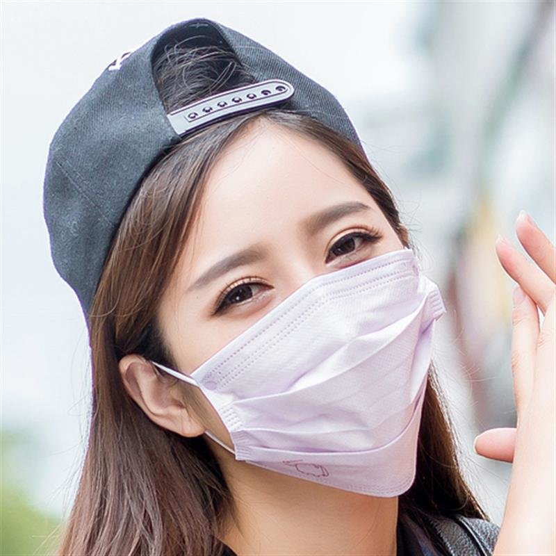 霾立净pm2.5一次性防晒透气口罩(白色 大白(3片装))