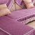 迪菲娜家纺  *欧式加厚防滑进口短毛绒沙发垫布艺时尚沙发垫坐垫沙发套罩沙发巾布艺坐垫飘窗(浅紫色 定做70*160cm)第2张高清大图