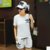 阿迪达斯三叶草2017夏季新款女圆领T恤短袖短裤修身显瘦运动套装(白色 XXL)第2张高清大图