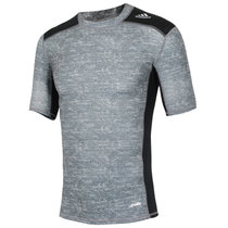 新款Adidas 阿迪达斯 男装 训练 短袖紧身T恤 TECH-FIT AJ4975(AJ4975 A2XL)
