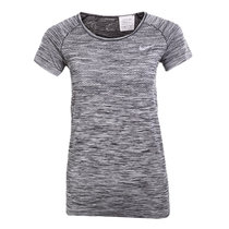 Nike 耐克 女装 跑步 短袖针织衫 831499-010(831499-010 M)