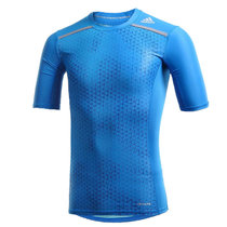 新款Adidas 阿迪达斯 男装 训练 短袖紧身T恤 TECH-FIT AJ4936(AJ4936 2XL)